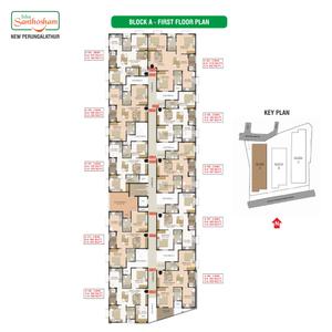 Project Image of 566.0 - 930.0 Sq.ft 2 BHK Apartment for buy in Isha Santhosham