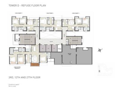 Project Image of 448.1 - 927.42 Sq.ft 1 BHK Apartment for buy in Kalpataru Sector 5 Wing D E And F