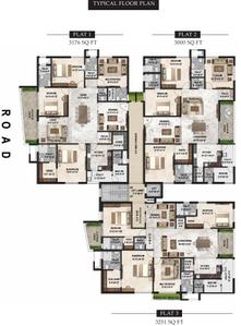 Project Image of 3000.0 - 3251.0 Sq.ft 4 BHK Apartment for buy in Shaurya One Edge
