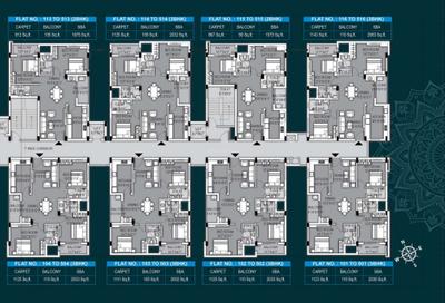 Project Image of 1575.0 - 2063.0 Sq.ft 2 BHK Apartment for buy in Kokila Pearl