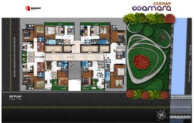 Project Image of 376.2 - 749.6 Sq.ft 1 BHK Apartment for buy in Raghav Amara