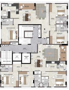 Project Image of 2053.0 - 4245.0 Sq.ft 3 BHK Apartment for buy in Etica Malar MRC Nagar