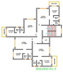 Project Image of 348.0 - 638.0 Sq.ft 1 BHK Apartment for buy in Space India Prakriti Sparsh Building No 1 To 6