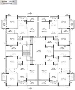 Project Image of 534.97 - 798.79 Sq.ft 2 BHK Apartment for buy in Siddhi Nandan