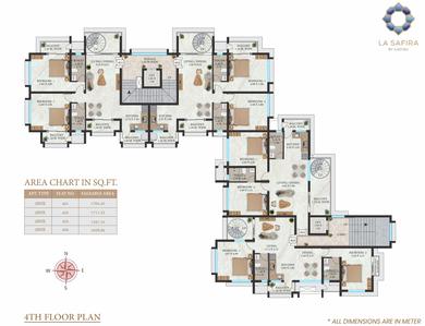 Project Image of 1314.92 - 1764.2 Sq.ft 2 BHK Apartment for buy in Aaroha La Safira