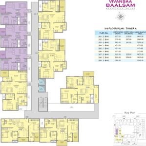 Project Image of 673.0 - 2769.0 Sq.ft 1 BHK Apartment for buy in Vivansaa Baalsam