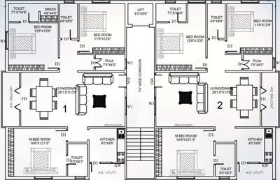 Project Image of 0.0 - 1725.0 Sq.ft 3 BHK Apartment for buy in Avantika Yamuna