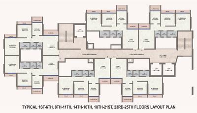 Project Image of 606.0 - 1212.0 Sq.ft 2 BHK Apartment for buy in Konnark Orion
