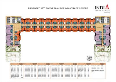 Project Image of 550.0 - 650.0 Sq.ft 1 BHK Apartment for buy in Omaxe India Trade Centre