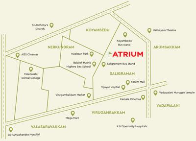 Project Image of 1485.0 - 1564.0 Sq.ft 3 BHK Apartment for buy in Traventure Atrium