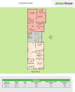Project Image of 775.0 - 845.0 Sq.ft 2 BHK Apartment for buy in Ambey Aastha