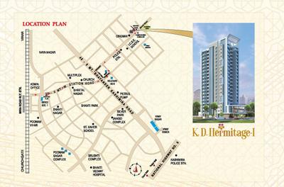 Project Image of 301.17 - 889.53 Sq.ft 1 RK Apartment for buy in Kothari K D Hermitage Building No 1
