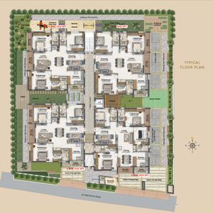 Project Image of 2550.0 - 2650.0 Sq.ft 3 BHK Apartment for buy in Mahithas Green Botanica