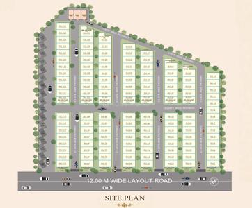 Project Image of 580.0 - 942.87 Sq.ft 1 BHK Row House for buy in Roman Enclave