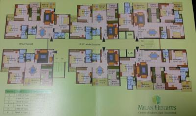 Project Image of 1351.0 - 2045.0 Sq.ft 2 BHK Apartment for buy in Milan Heights Apartments