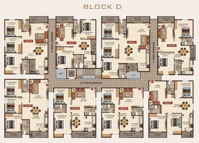 Project Image of 1469 Sq.ft 3 BHK Apartment / Flat for sale in HBR Layout for Rs. 16000000