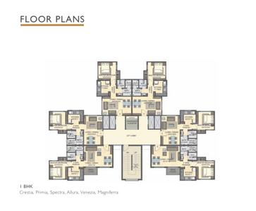 Project Image of 384.0 - 704.0 Sq.ft 1 BHK Apartment for buy in Lodha Casa Bella Gold
