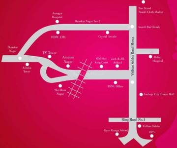 Project Image of 0.0 - 1818.0 Sq.ft 3 BHK Apartment for buy in Monika Omshri Kings Court