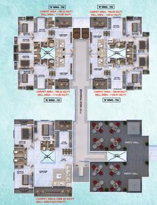 Project Image of 1105.81 - 1143.77 Sq.ft 2 BHK Apartment for buy in New Pawanputra Shree Gajanan Residency