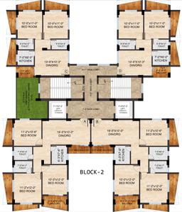 Project Image of 623 Sq.ft 2 BHK Apartment / Flat for sale in New Town for Rs. 6000000