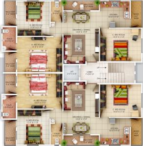 Project Image of 428.0 - 849.0 Sq.ft 2 BHK Apartment for buy in Empire Estate Wing A B C