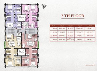 Project Image of 1150.0 - 1584.0 Sq.ft 2 BHK Apartment for buy in Sun Grand Basumati