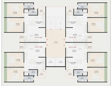 Project Image of 596.64 - 832.8 Sq.ft 2 BHK Apartment for buy in Sahajanand Vatika