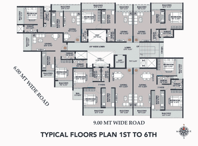 Project Image of 362.42 - 569.84 Sq.ft 1 BHK Apartment for buy in Gloria Greens