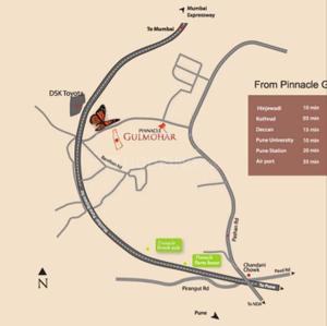 Project Image of 474.0 - 599.0 Sq.ft 2 BHK Apartment for buy in Pinnacle Gulmohar 1