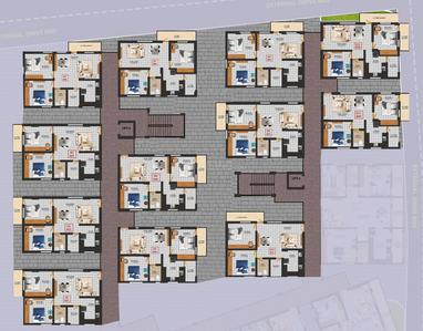 Project Image of 800.0 - 1515.0 Sq.ft 2 BHK Apartment for buy in Grihamithra GMC Aero Square