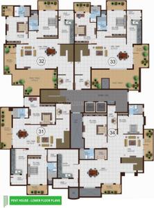 Project Image of 1672.0 - 2996.0 Sq.ft 3 BHK Apartment for buy in Century Chimes