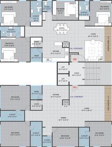 Project Image of 2176.0 - 5446.0 Sq.ft 4 BHK Apartment for buy in The Polaris Avenue The Polaris Avenue