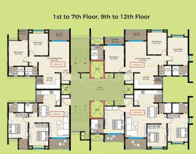 Project Image of 666.29 - 1077.0 Sq.ft 2 BHK Apartment for buy in Gaikwad Nirvanas
