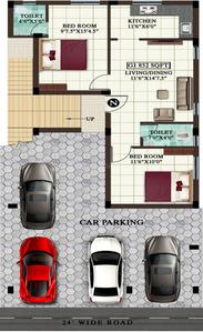 Project Image of 377.0 - 722.0 Sq.ft 1 BHK Apartment for buy in MP Isai