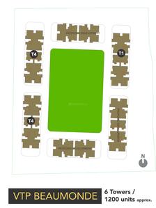 Project Image of 1200 Sq.ft 3 BHK Apartment / Flat for sale in Manjari Khurd for Rs. 9900000