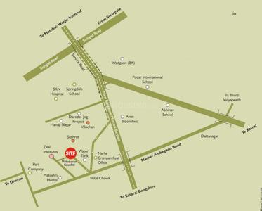 Project Image of 960 Sq.ft 2 BHK Apartment / Flat for sale in Narhe for Rs. 6100000