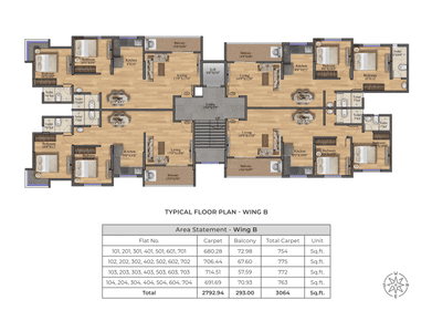 Project Image of 751.0 - 775.0 Sq.ft 2 BHK Apartment for buy in Kartavya Srushti