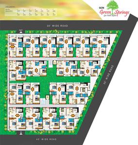 Project Image of 1025.0 - 1555.0 Sq.ft 2 BHK Apartment for buy in GCN Green Springs