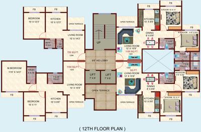 Project Image of 720.0 - 1410.0 Sq.ft 1 BHK Apartment for buy in Happy Home Sarvodaya Enclave