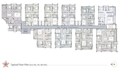 Project Image of 1144.96 - 2494.0 Sq.ft 3 BHK Apartment for buy in Star Islands