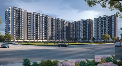 DML Hexa Towers Wing D Elevation 1