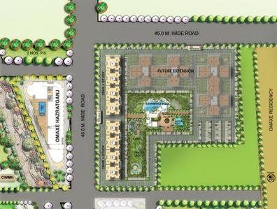 Project Image of 2097.0 - 2389.0 Sq.ft 3 BHK Apartment for buy in Omaxe Grand Omaxe Kingston
