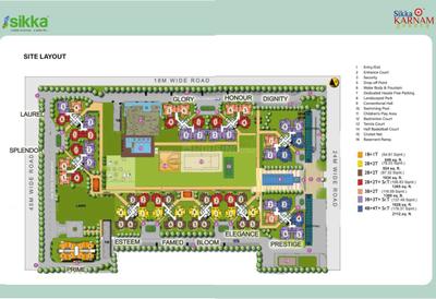 Project Image of 649.0 - 2112.0 Sq.ft 1 BHK Apartment for buy in Sikka Karnam Greens