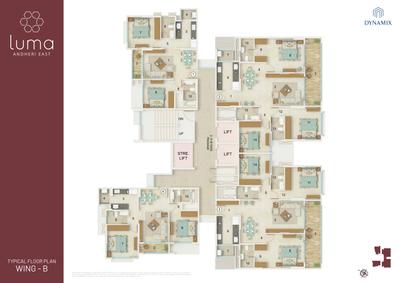 Project Image of 623.67 - 1121.5 Sq.ft 2 BHK Apartment for buy in Dynamix Luma