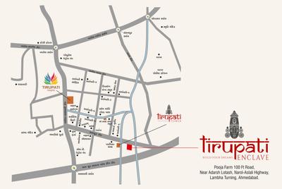 Project Image of 631.3 - 784.37 Sq.ft 2 BHK Apartment for buy in Tirupati Enclave