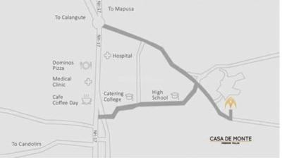 Chowgule Casa De Monte Villa 1 Location Plan 1