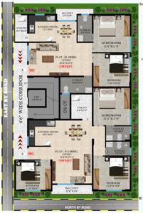 Project Image of 1100.0 - 1300.0 Sq.ft 2 BHK Apartment for buy in Mythri One
