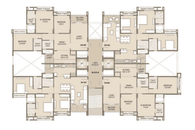 Project Image of 1057 Sq.ft 2 BHK Apartment / Flat for sale in Nehru Nagar for Rs. 13000000