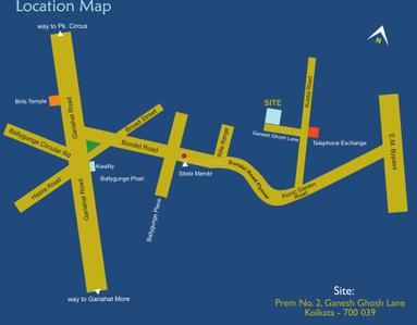 Project Image of 1487 Sq.ft 3 BHK Apartment / Flat for sale in Topsia for Rs. 14000000
