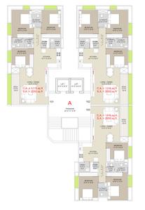Project Image of 0.0 - 1115.0 Sq.ft 3 BHK Apartment for buy in Prangan Wellanta